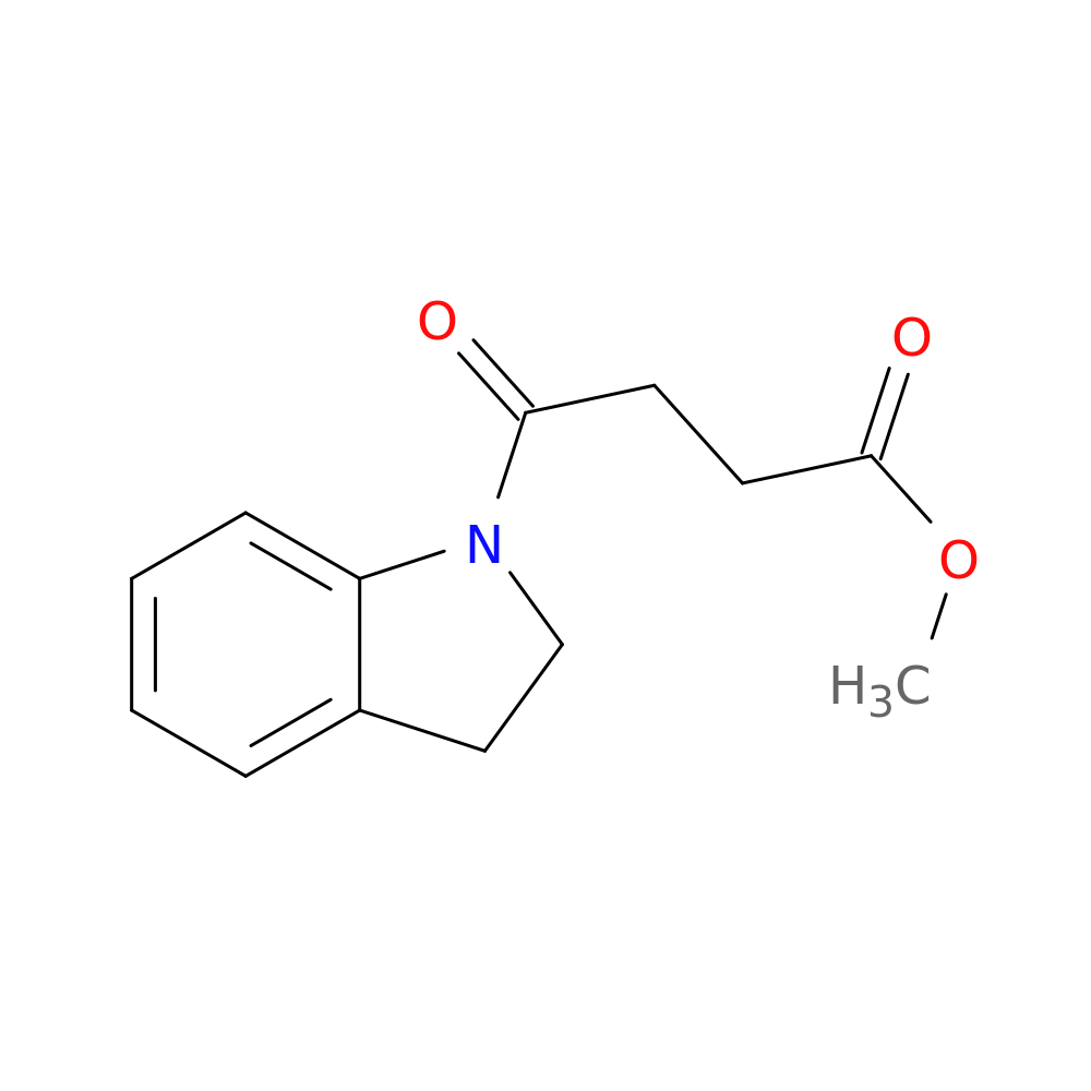 methyl 4-(2,3-dihydro-1H-indol-1-yl)-4-oxobutanoate