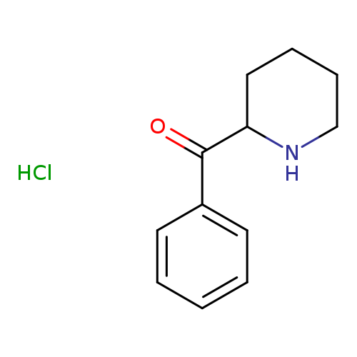 Methanone, phenyl-2-piperidinyl-, hydrochloride (1:1)