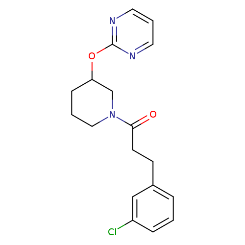 3-(3-chlorophenyl)-1-[3-(pyrimidin-2-yloxy)piperidin-1-yl]propan-1-one