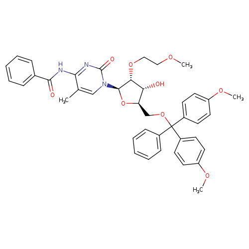 N-Benzoyl-5'-O-[bis(4-methoxyphenyl)phenylmethyl]-2'-O-(2-methoxyethyl)-5-methylcytidine