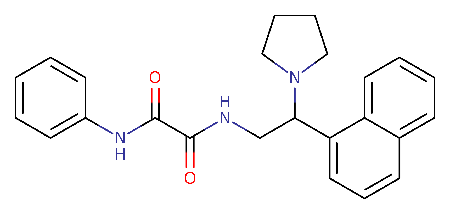 N-[2-(naphthalen-1-yl)-2-(pyrrolidin-1-yl)ethyl]-N'-phenylethanediamide