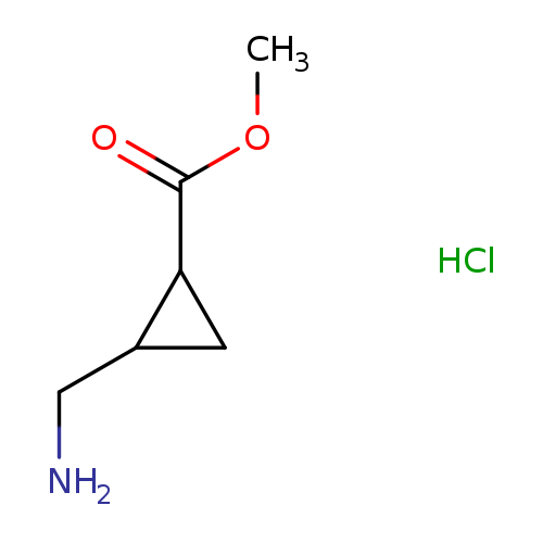 Methyl 2-(aminomethyl)cyclopropane-1-carboxylate hydrochloride