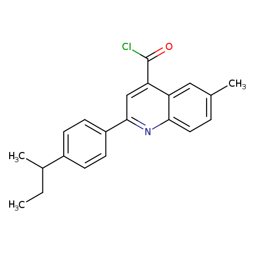 2-(4-Sec-butylphenyl)-6-methylquinoline-4-carbonyl chloride