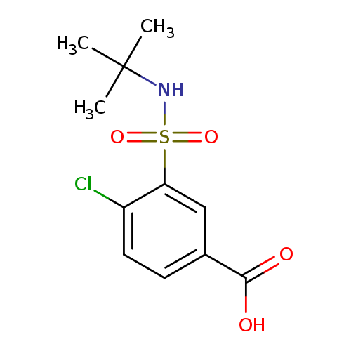 3-(N-(tert-Butyl)sulfamoyl)-4-chlorobenzoic acid