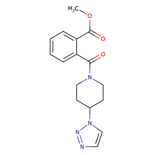 methyl 2-[4-(1H-1,2,3-triazol-1-yl)piperidine-1-carbonyl]benzoate