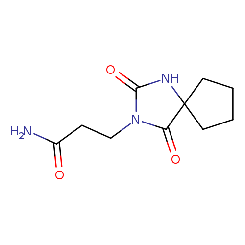 3-{2,4-dioxo-1,3-diazaspiro[4.4]nonan-3-yl}propanamide