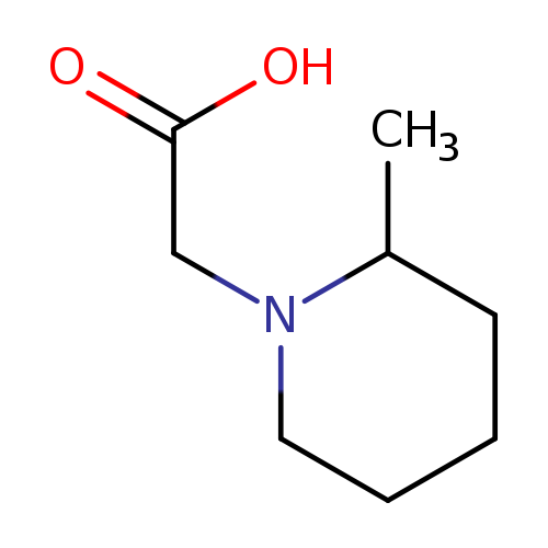 (2-Methylpiperidin-1-yl)acetic acid