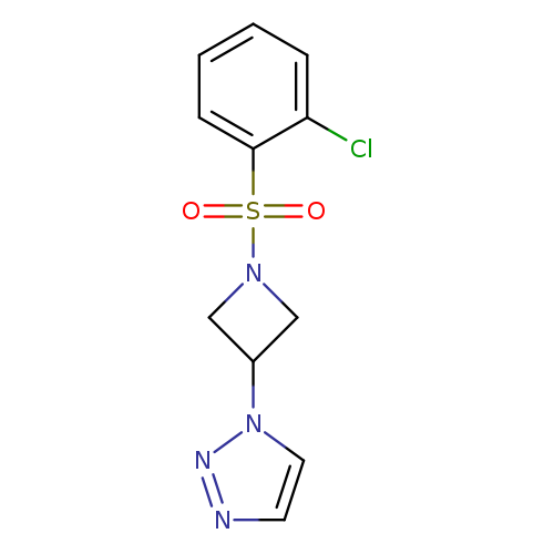 1-[1-(2-chlorobenzenesulfonyl)azetidin-3-yl]-1H-1,2,3-triazole