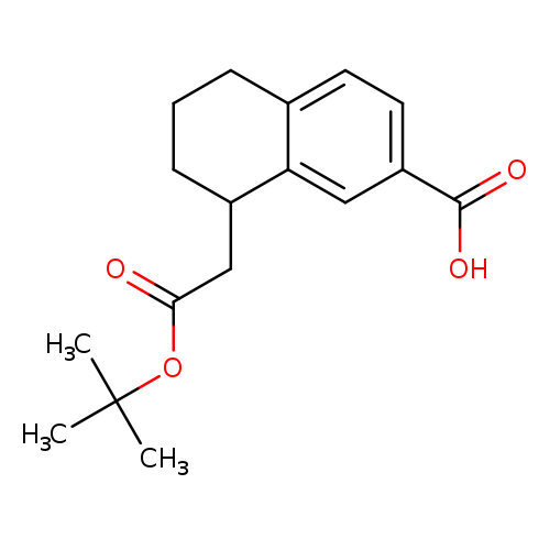 8-[2-(tert-butoxy)-2-oxoethyl]-5,6,7,8-tetrahydronaphthalene-2-carboxylic acid