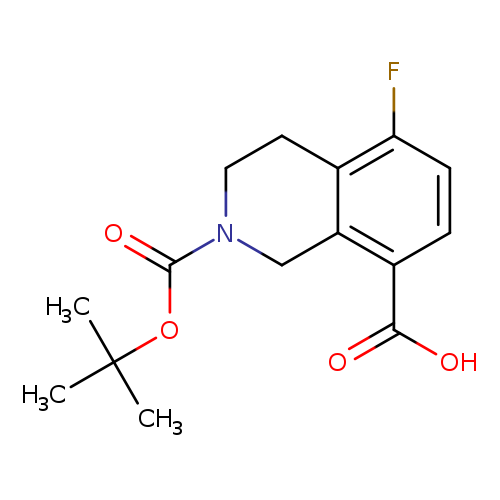 2-[(tert-butoxy)carbonyl]-5-fluoro-1,2,3,4-tetrahydroisoquinoline-8-carboxylic acid