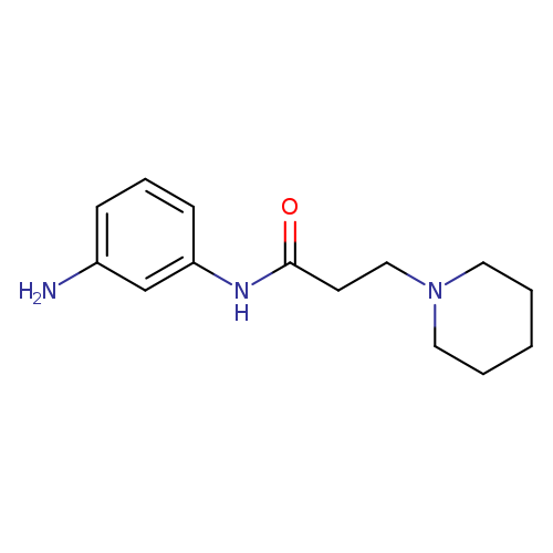 N-(3-aminophenyl)-3-(piperidin-1-yl)propanamide