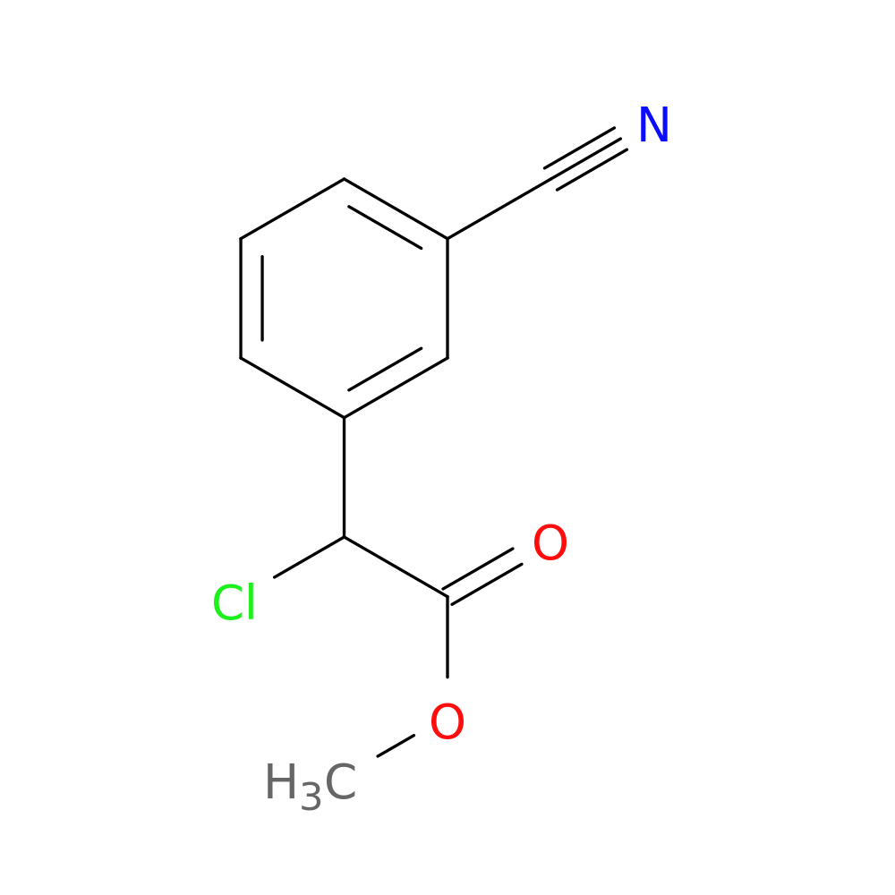 methyl 2-chloro-2-(3-cyanophenyl)acetate