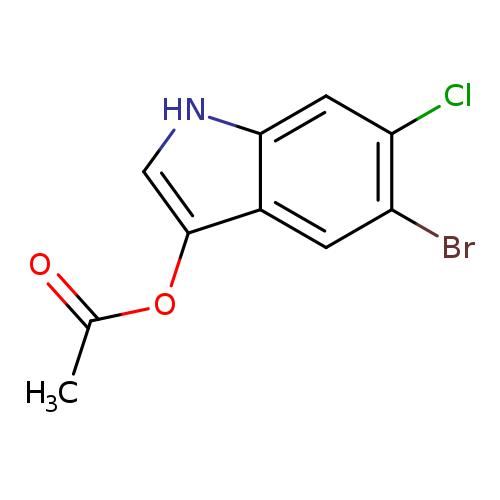 5-Bromo-6-chloro-1H-indol-3-yl acetate