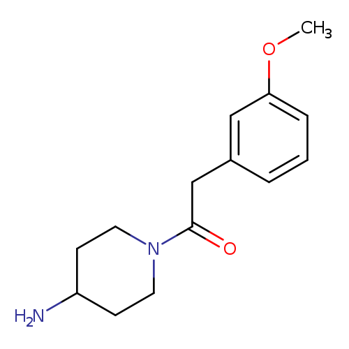 1-(4-aminopiperidin-1-yl)-2-(3-methoxyphenyl)ethan-1-one