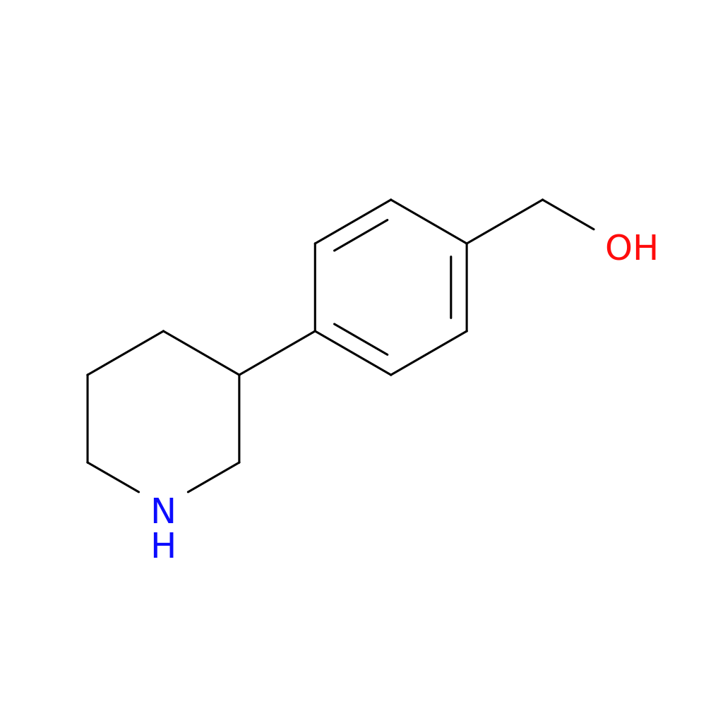 [4-(piperidin-3-yl)phenyl]methanol