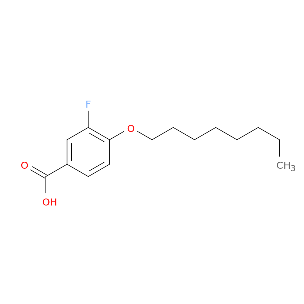 3-Fluoro-4-n-octyloxybenzoic Acid
