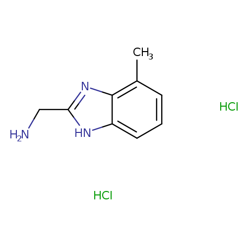 [(4-methyl-1H-benzimidazol-2-yl)methyl]amine dihydrochloride