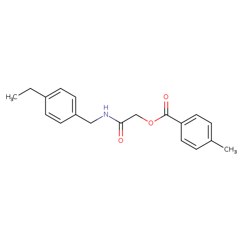 {[(4-ethylphenyl)methyl]carbamoyl}methyl 4-methylbenzoate