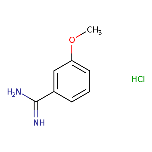 Benzenecarboximidamide, 3-methoxy-, hydrochloride (1:1)