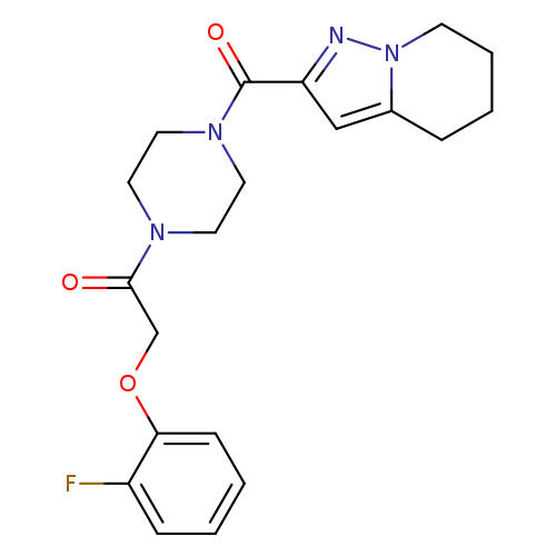 2-(2-fluorophenoxy)-1-(4-{4H,5H,6H,7H-pyrazolo[1,5-a]pyridine-2-carbonyl}piperazin-1-yl)ethan-1-one