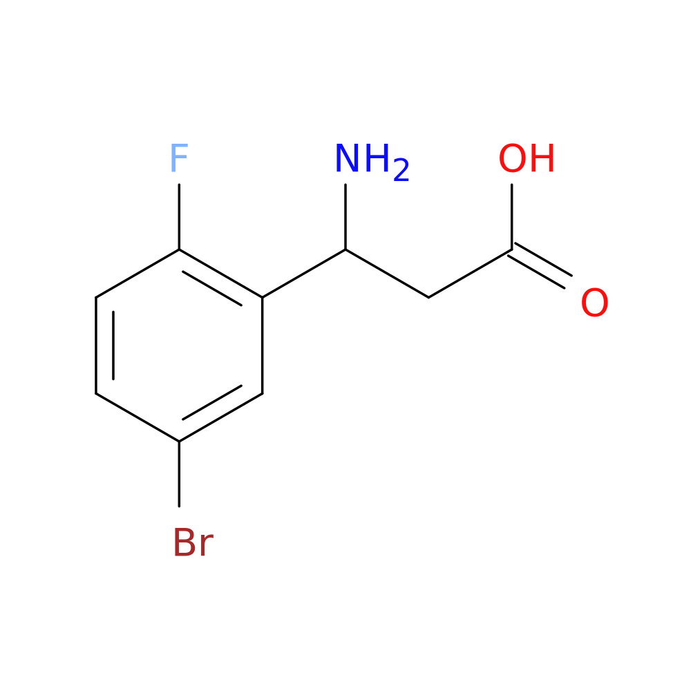 3-Amino-3-(5-bromo-2-fluorophenyl)propanoic acid