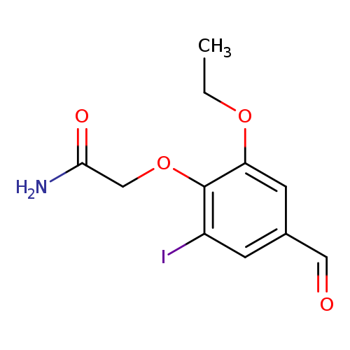 2-(2-ethoxy-4-formyl-6-iodophenoxy)acetamide