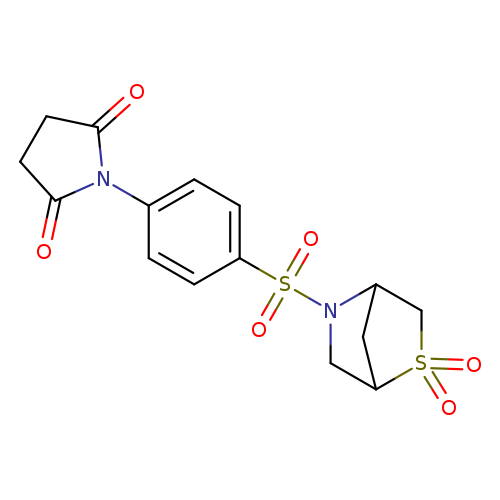5-[4-(2,5-dioxopyrrolidin-1-yl)benzenesulfonyl]-2lambda6-thia-5-azabicyclo[2.2.1]heptane-2,2-dione