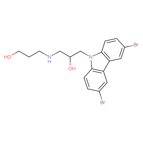 3-[3-(3,6-Dibromo-carbazol-9-yl)-2-hydroxy-propylamino]-propan-1-ol