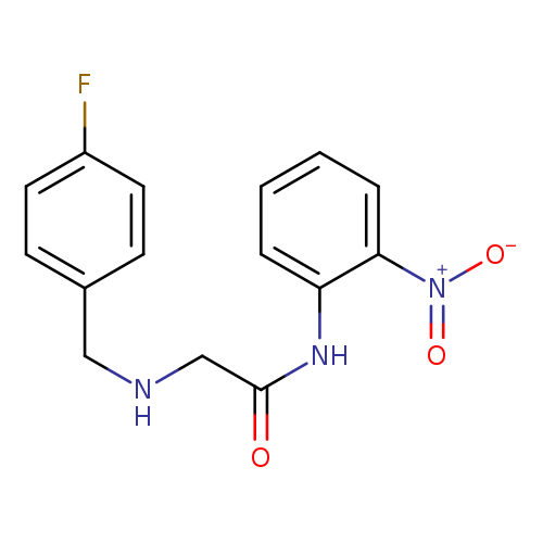 2-{[(4-fluorophenyl)methyl]amino}-N-(2-nitrophenyl)acetamide