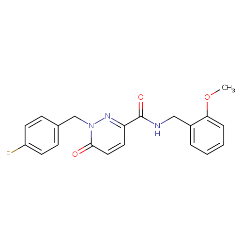 1-[(4-fluorophenyl)methyl]-N-[(2-methoxyphenyl)methyl]-6-oxo-1,6-dihydropyridazine-3-carboxamide