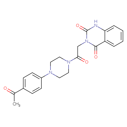 3-{2-[4-(4-acetylphenyl)piperazin-1-yl]-2-oxoethyl}-1,2,3,4-tetrahydroquinazoline-2,4-dione