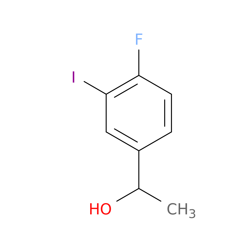 1-(4-fluoro-3-iodophenyl)ethan-1-ol