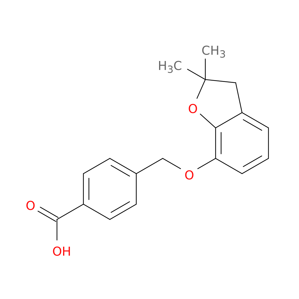 4-([(2,2-Dimethyl-2,3-dihydro-1-benzofuran-7-yl)oxy]methyl)benzoic acid