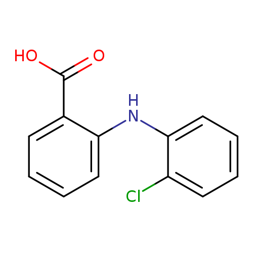 Benzoic acid, 2-[(2-chlorophenyl)amino]-