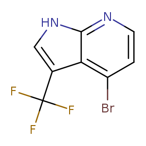 1H-Pyrrolo[2,3-b]pyridine, 4-bromo-3-(trifluoromethyl)-