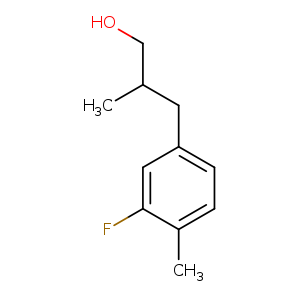 3-(3-Fluoro-4-methyl-phenyl)-2-methyl-propan-1-ol