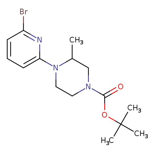 1-Piperazinecarboxylic acid, 4-(6-bromo-2-pyridinyl)-3-methyl-, 1,1-dimethylethyl ester
