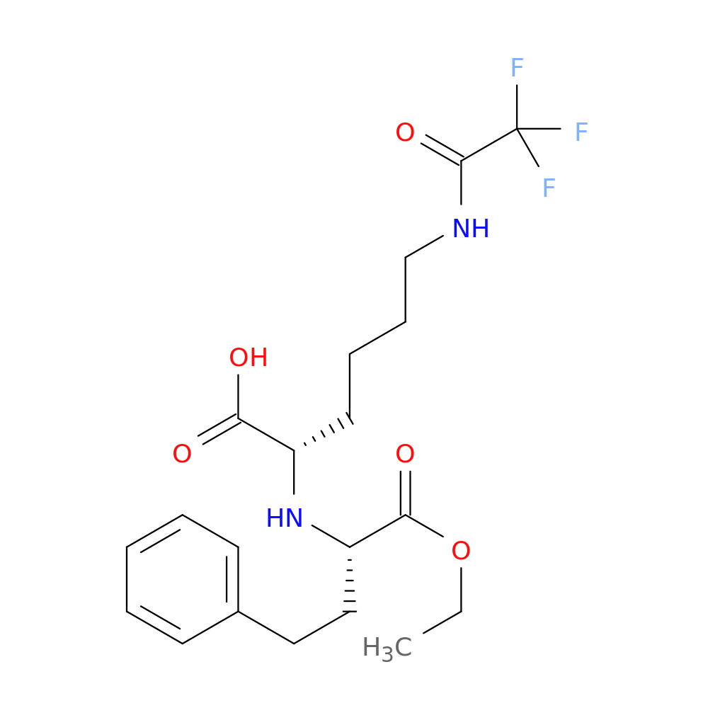 (S)-2-(((S)-1-Ethoxy-1-oxo-4-phenylbutan-2-yl)amino)-6-(2,2,2-trifluoroacetamido)hexanoic acid