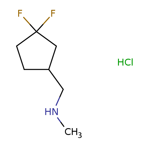 [(3,3-difluorocyclopentyl)methyl](methyl)aminehydrochloride