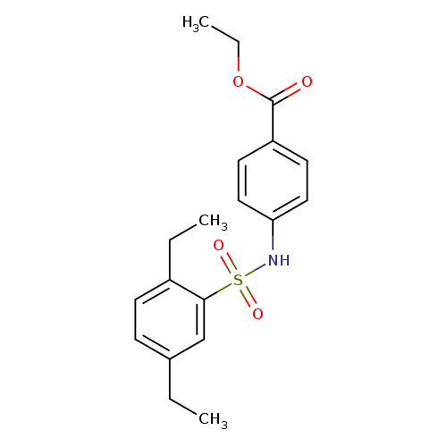 ethyl 4-(2,5-diethylbenzenesulfonamido)benzoate