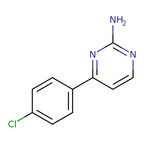 2-Pyrimidinamine, 4-(4-chlorophenyl)-
