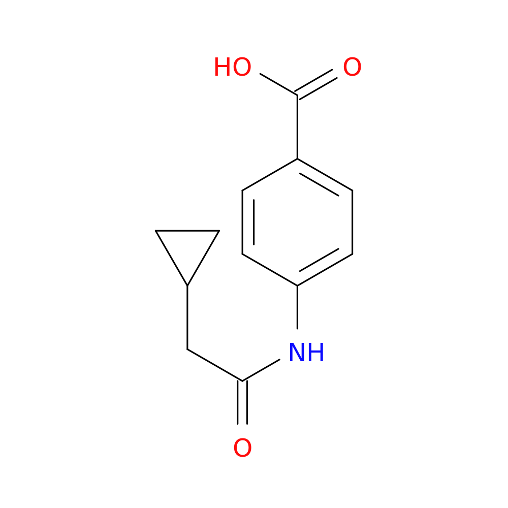 4-(2-cyclopropylacetamido)benzoic acid