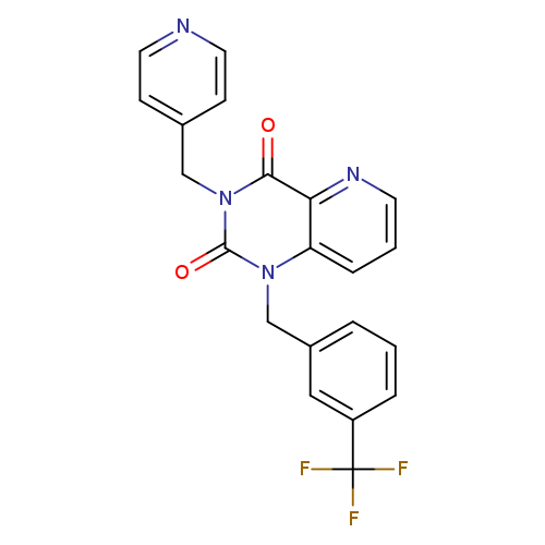 3-[(pyridin-4-yl)methyl]-1-{[3-(trifluoromethyl)phenyl]methyl}-1H,2H,3H,4H-pyrido[3,2-d]pyrimidine-2,4-dione