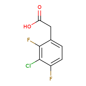 3-Chloro-2,4-difluorophenylacetic acid