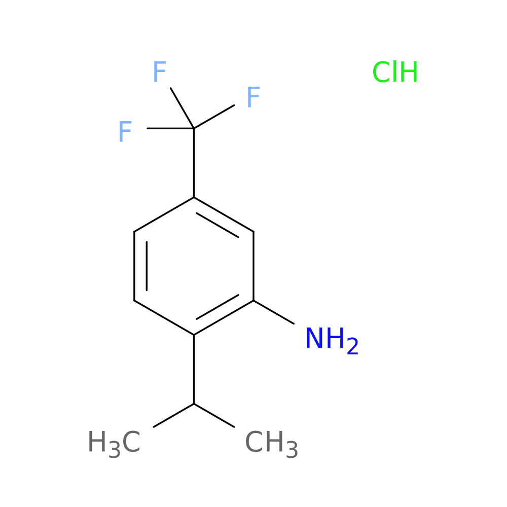 2-(propan-2-yl)-5-(trifluoromethyl)aniline hydrochloride