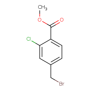 Benzoic acid,4-(broMoMethyl)-2- chloro-,Methyl ester