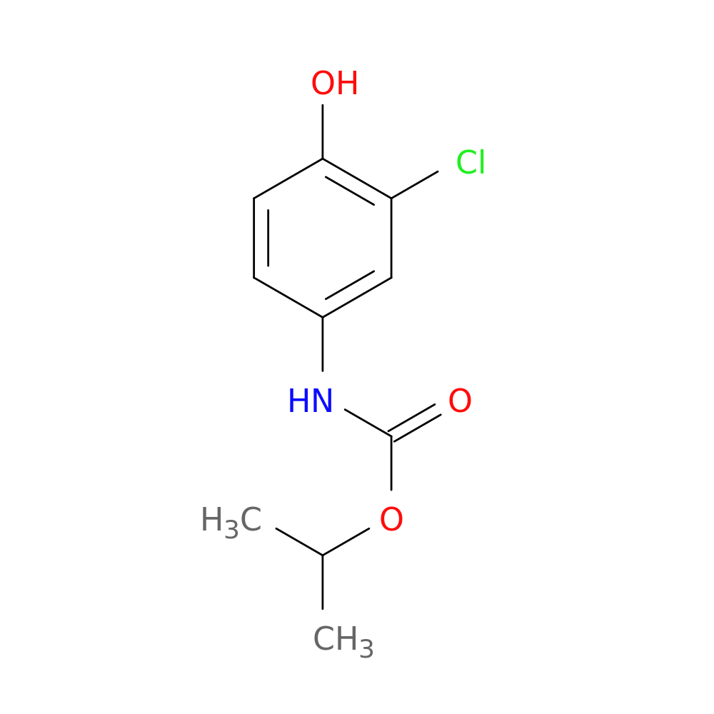 propan-2-yl N-(3-chloro-4-hydroxyphenyl)carbamate