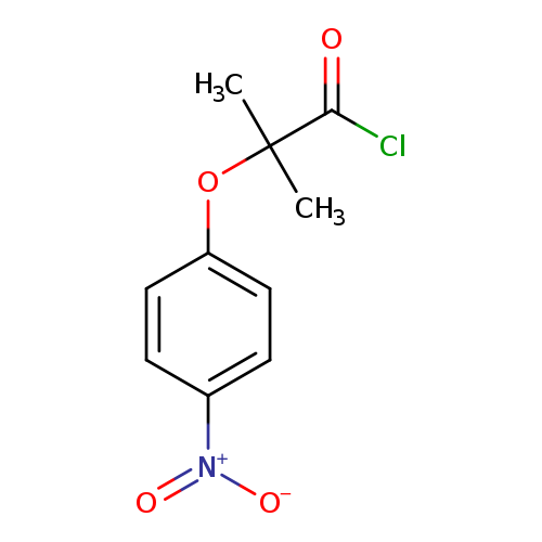 2-Methyl-2-(4-nitrophenoxy)propanoyl chloride
