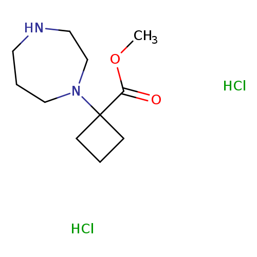 methyl 1-(1,4-diazepan-1-yl)cyclobutane-1-carboxylate dihydrochloride