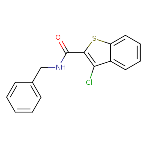 Benzo[b]thiophene-2-carboxamide, 3-chloro-N-(phenylmethyl)-